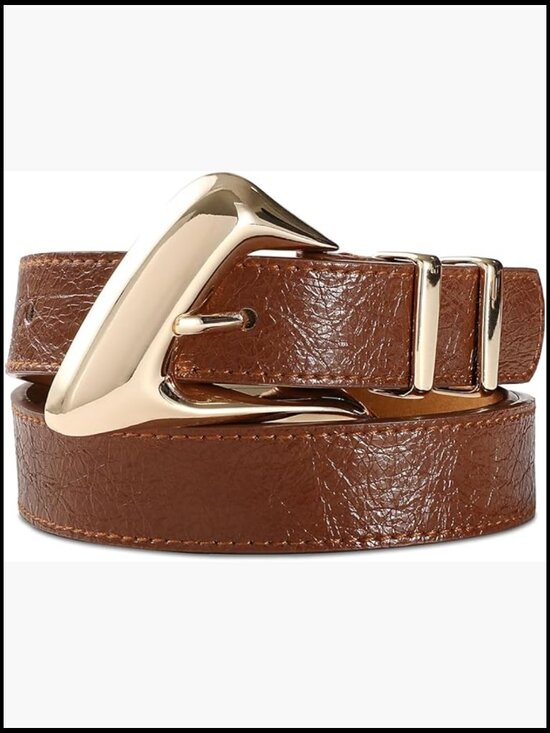 Women\'s Fashion Belt with Gold Buckle for Jeans and Pants main image 5